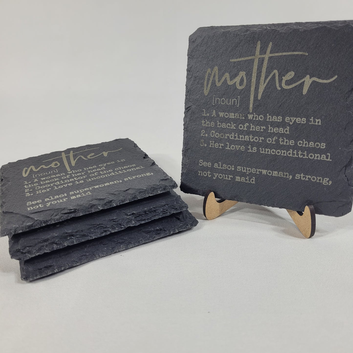 Mother's Slate Coasters