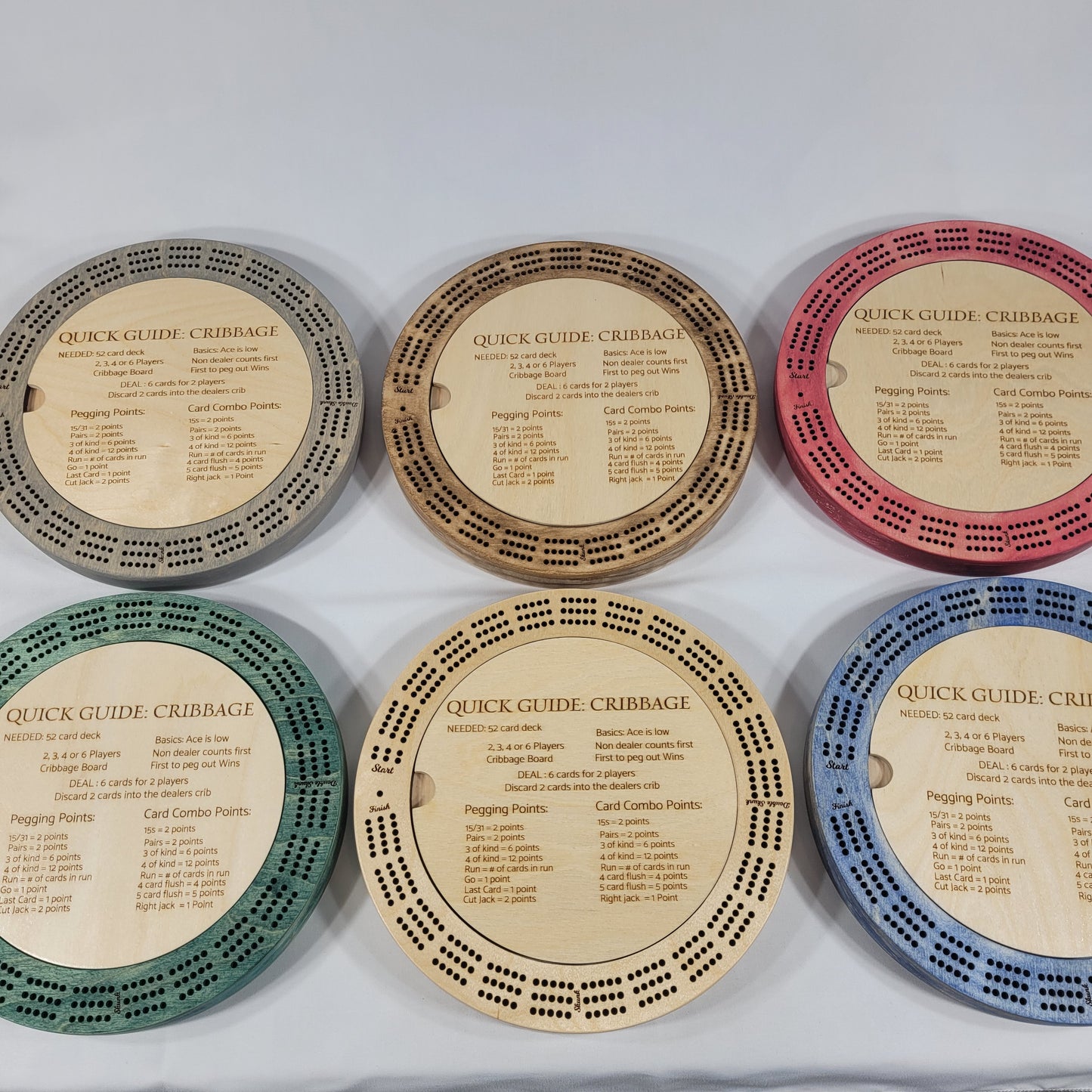 Cribbage Boards - Themed and Customizable