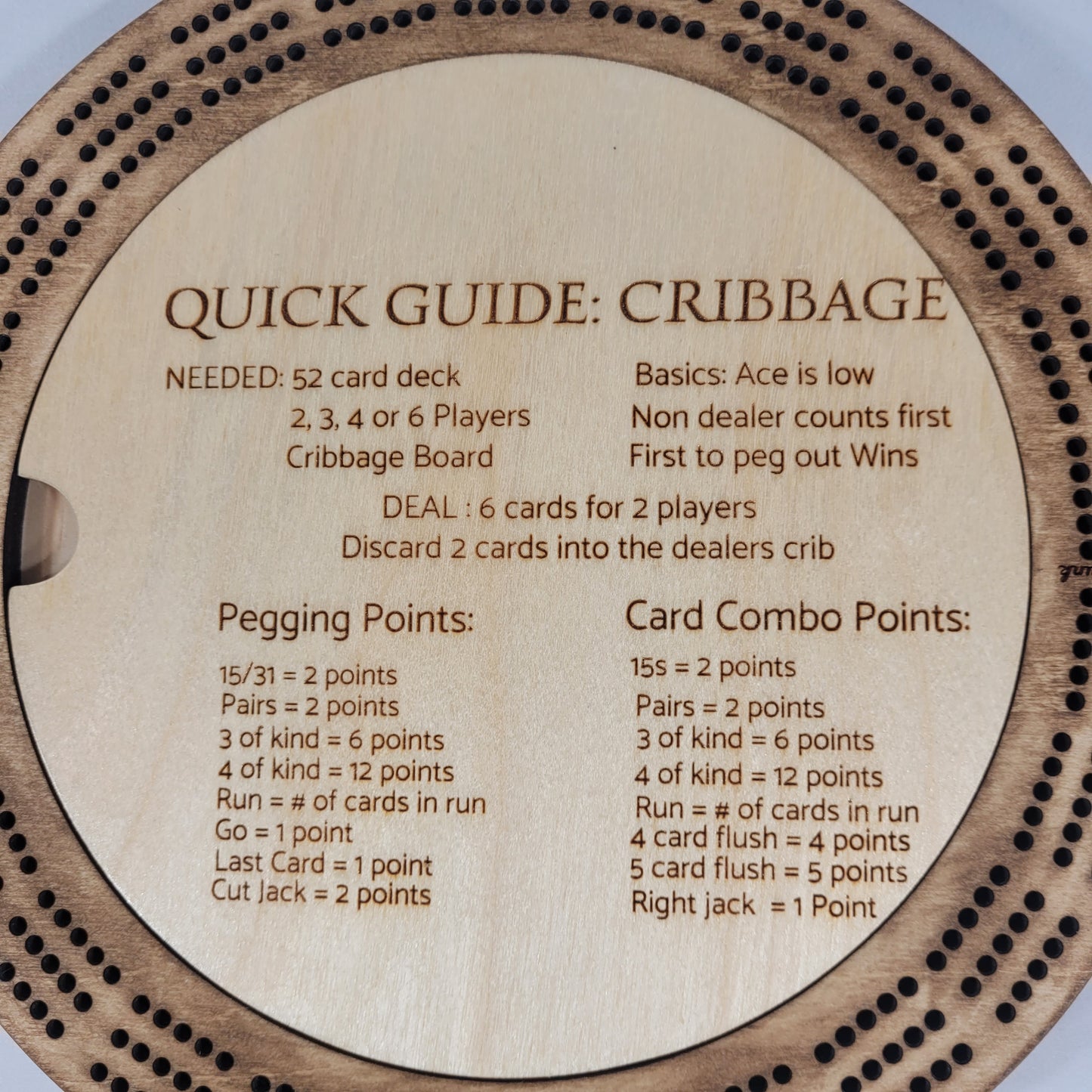 Cribbage Boards - Themed and Customizable