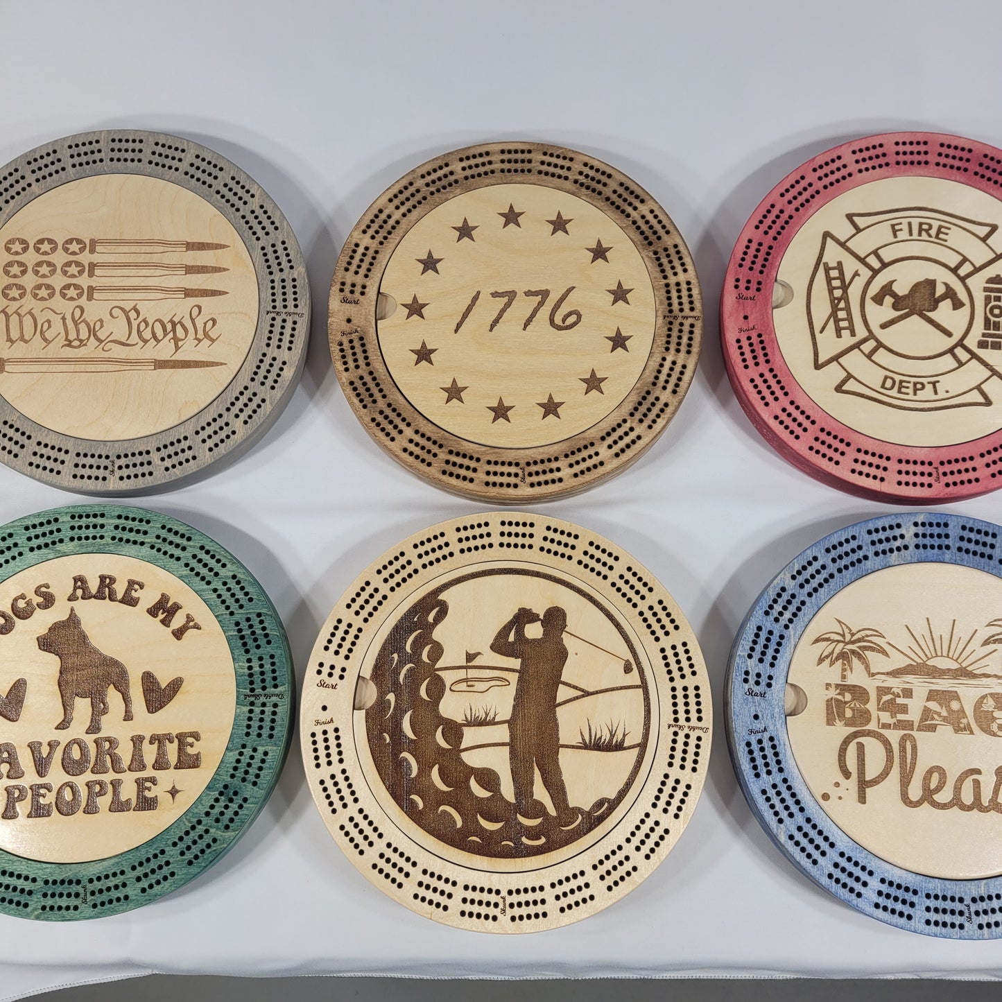 Cribbage Boards - Themed and Customizable
