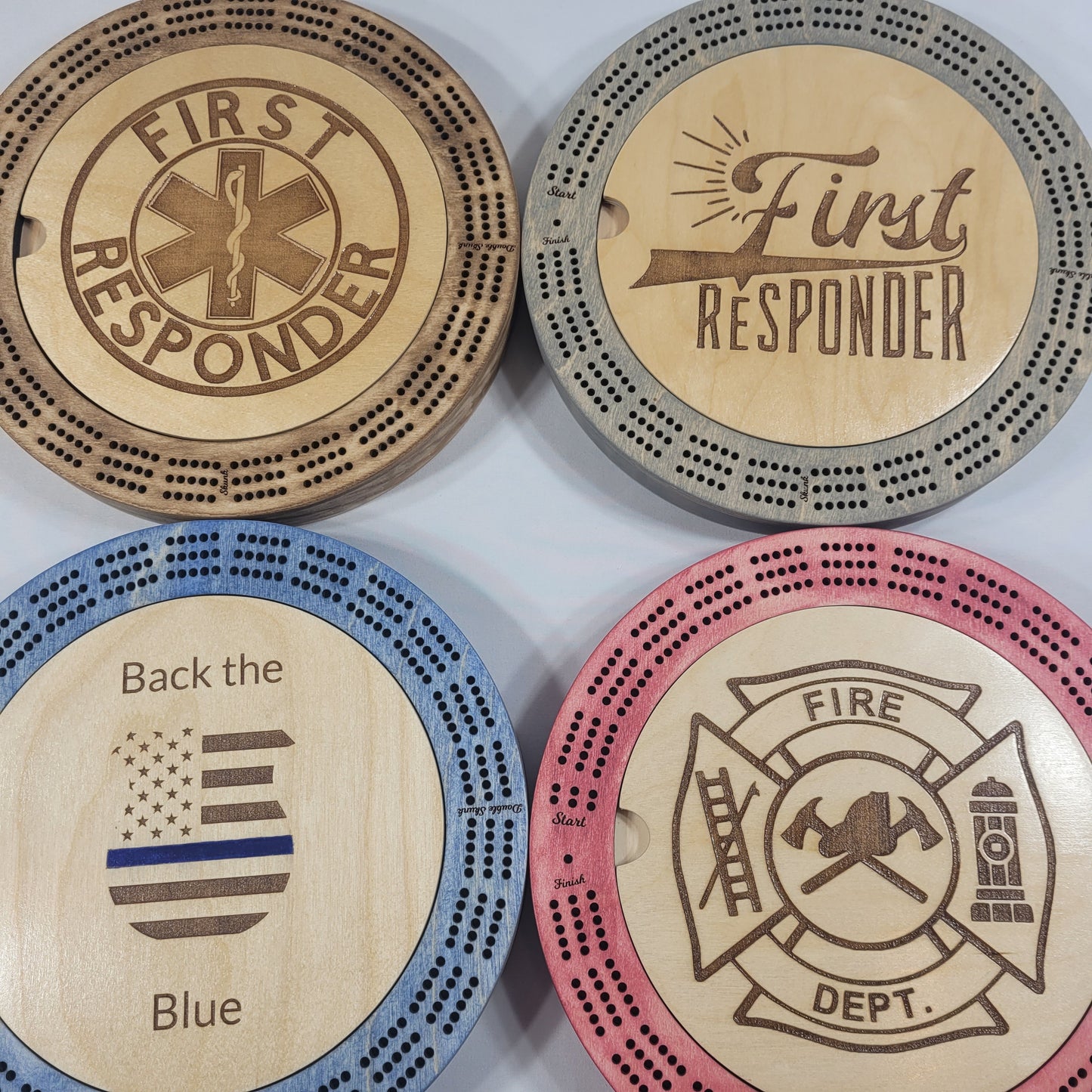 Cribbage Board - Military, Patriotic and Services