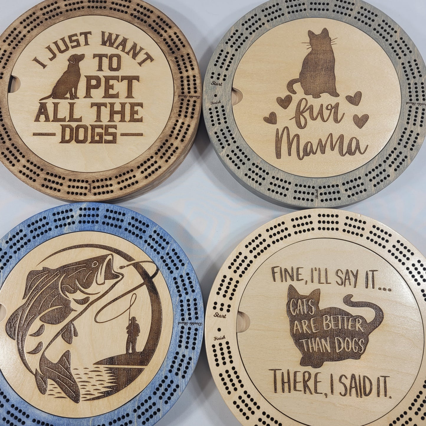 Cribbage Boards - Themed and Customizable