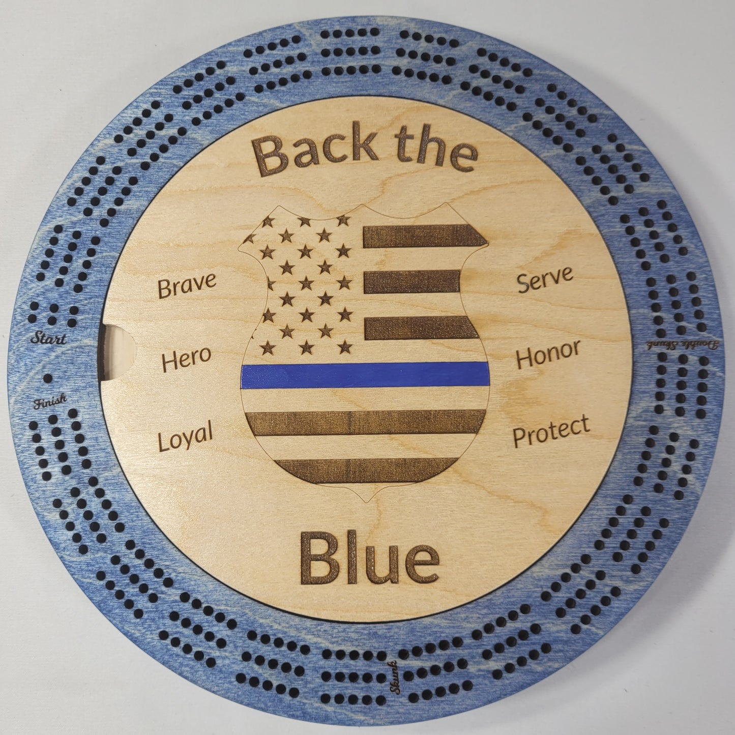 Cribbage Board - Military, Patriotic and Services