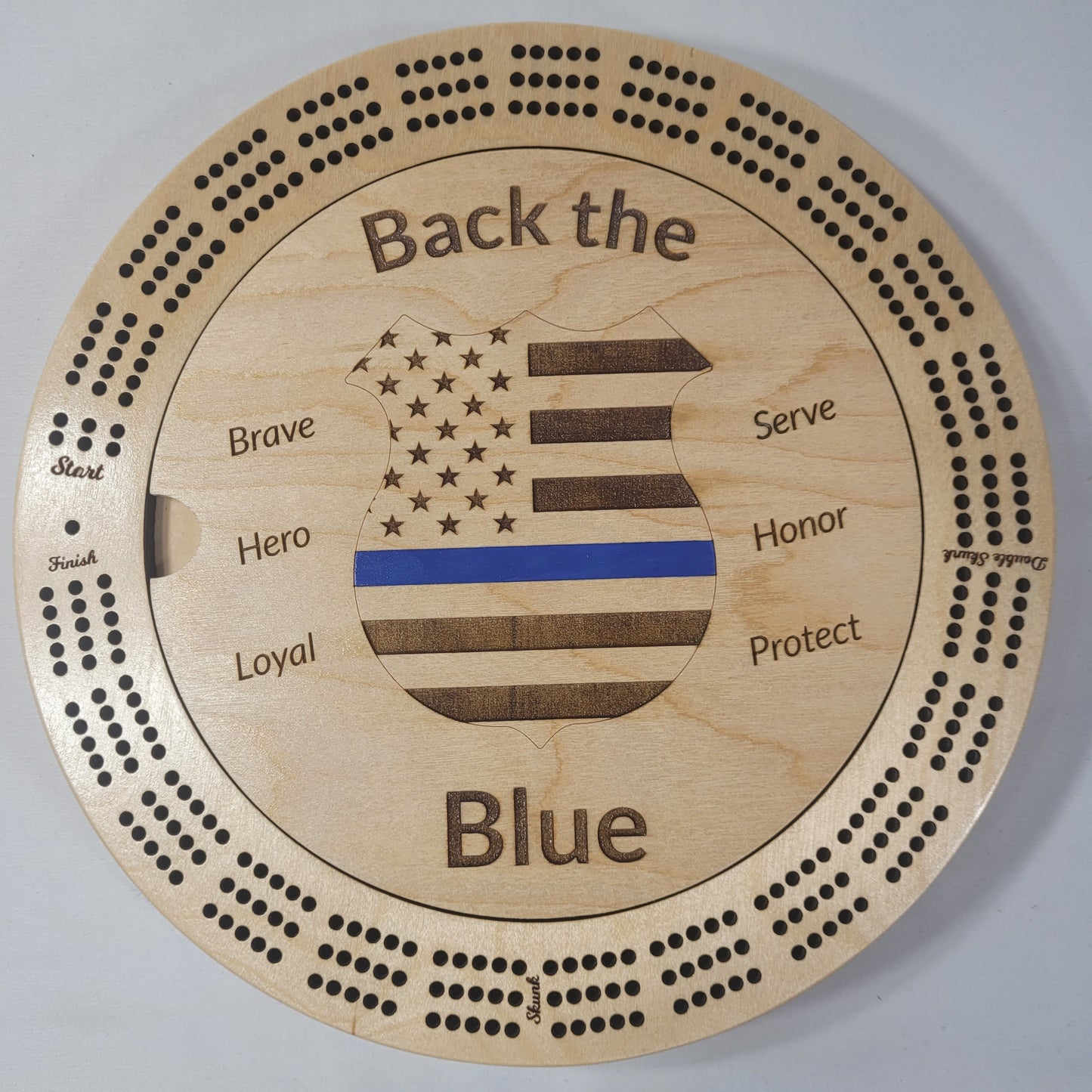 Cribbage Board - Military, Patriotic and Services