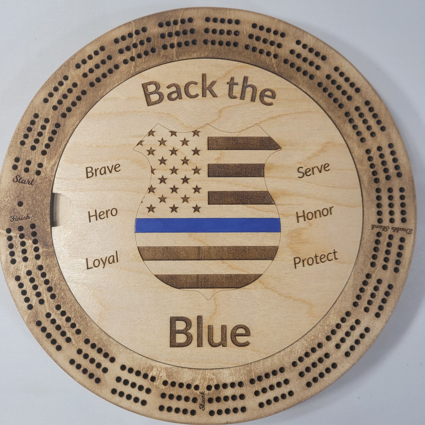 Cribbage Board - Military, Patriotic and Services