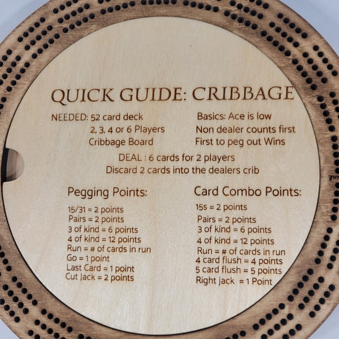 Cribbage Board - Military, Patriotic and Services