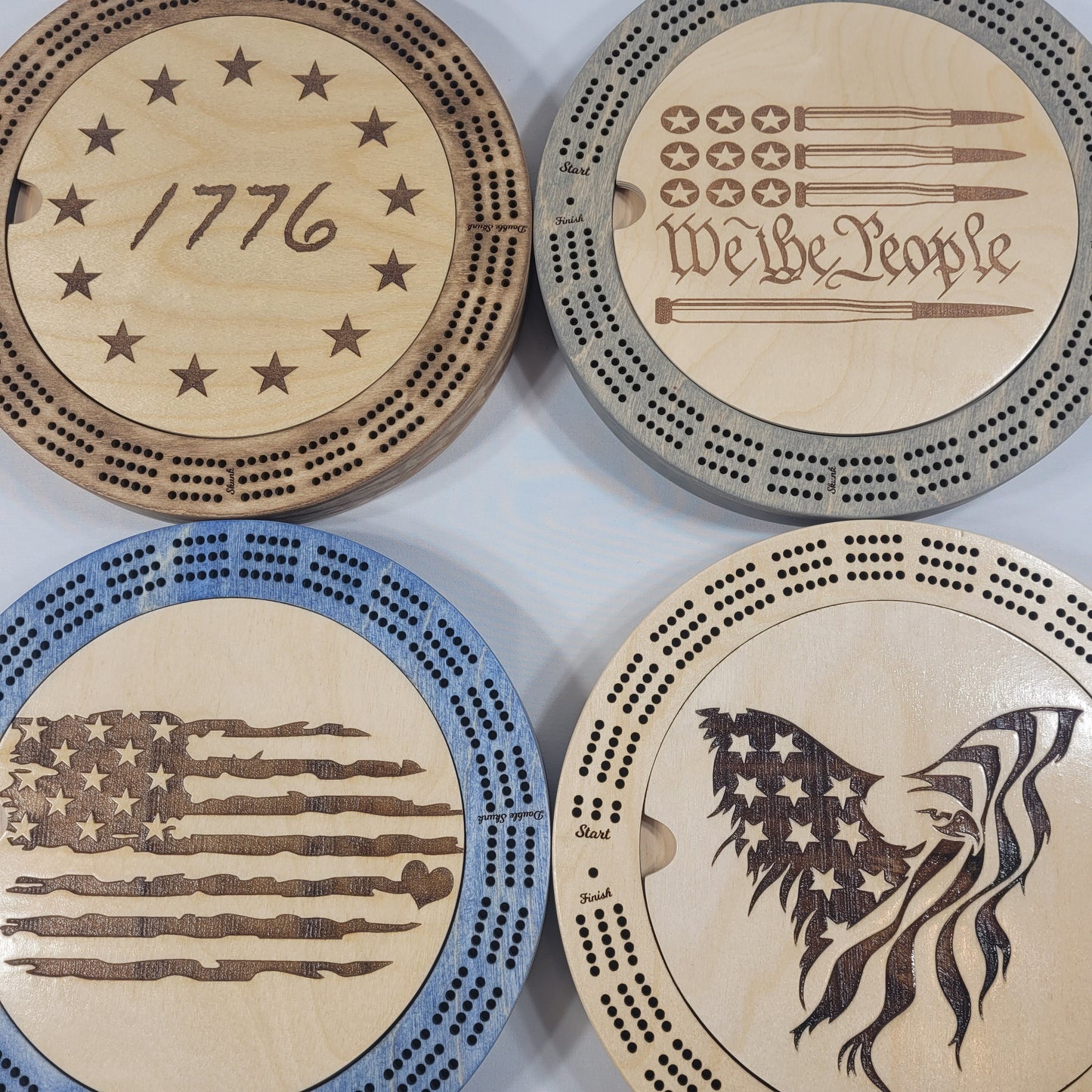 Cribbage Board - Military, Patriotic and Services