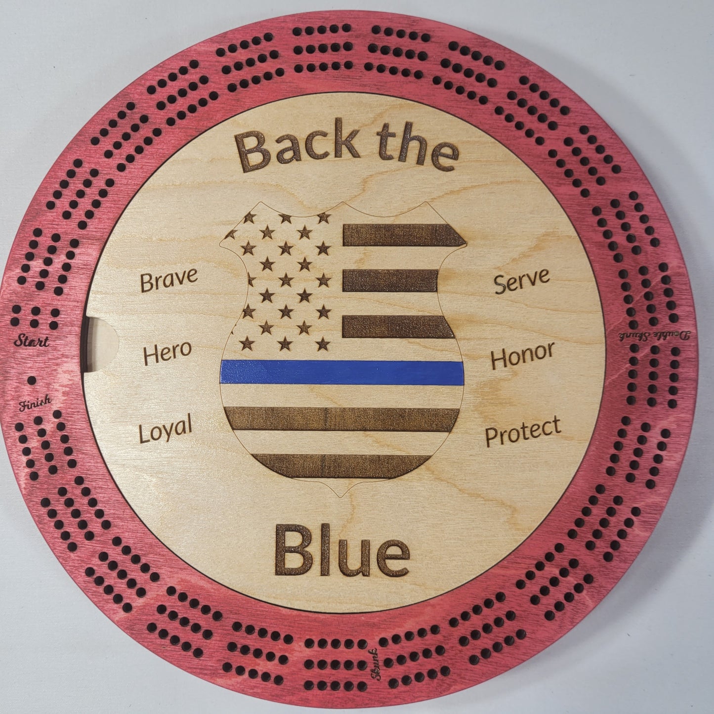 Cribbage Board - Military, Patriotic and Services