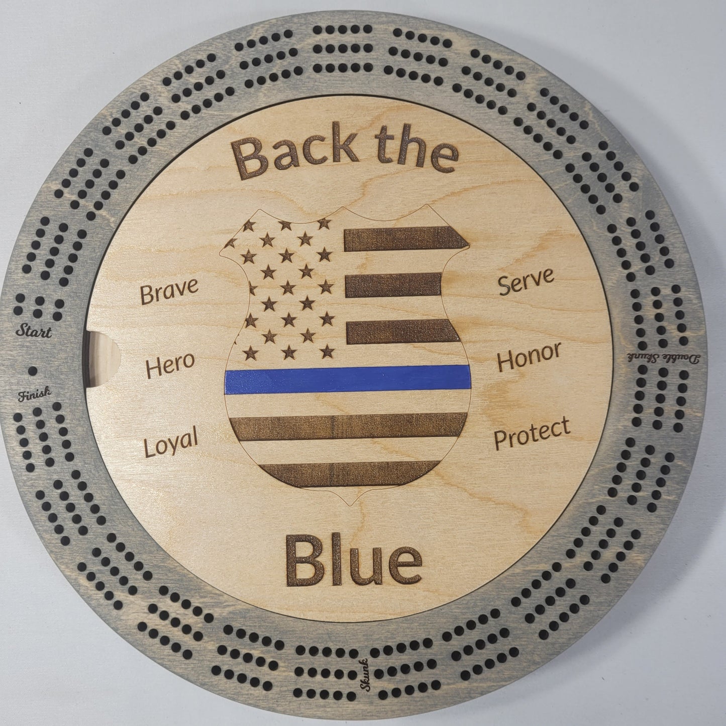 Cribbage Board - Military, Patriotic and Services